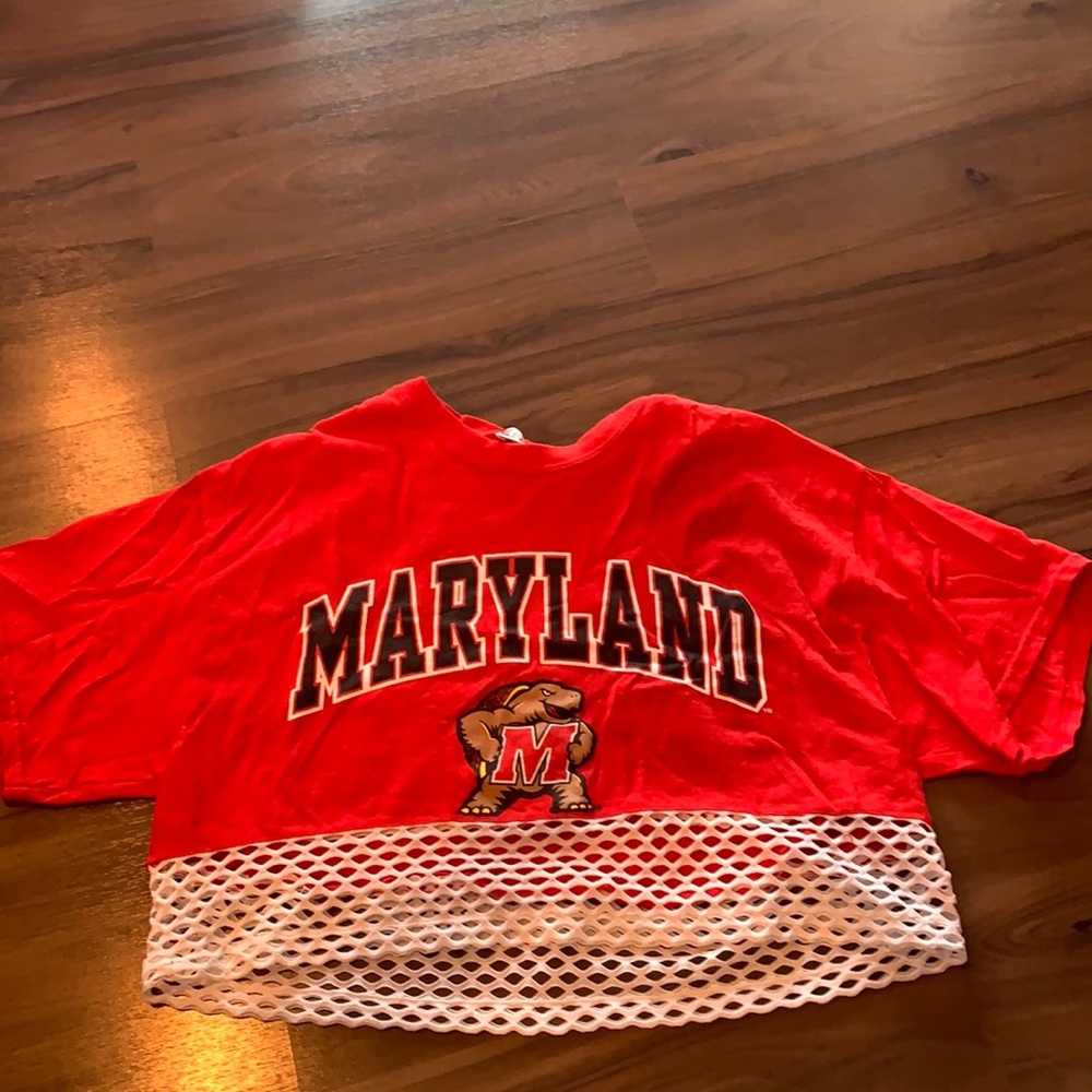 University of Maryland Tailgate Tee
Red and black